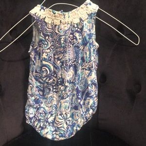 Lily Pulitzer baby bodysuit. 12-18m
